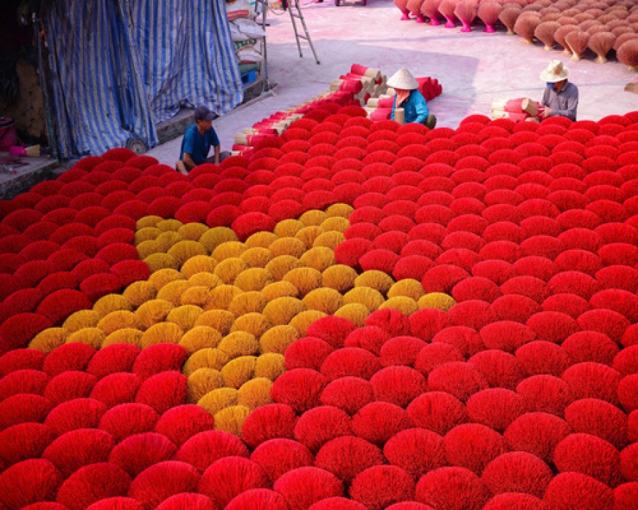 Hanoi: Quang Phu Cau Incense Village Tour